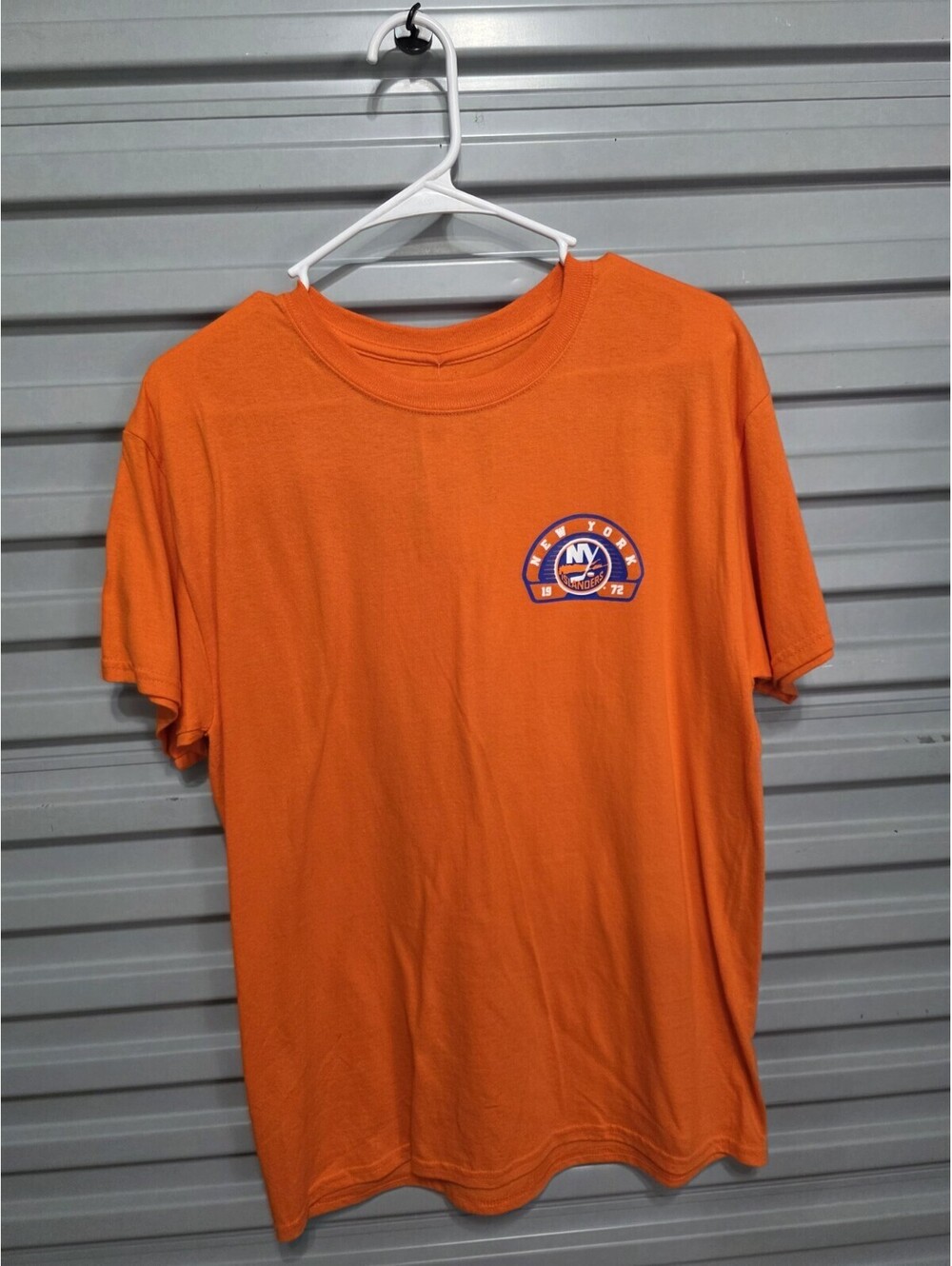 New York Islanders NHL Hockey Orange Fanatics Graphic T-Shirt Men's Medium